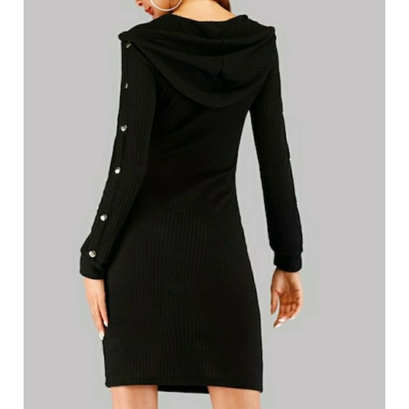 ⬇️VIVA | Hooded Sweater Dress - Picture 5 of 6